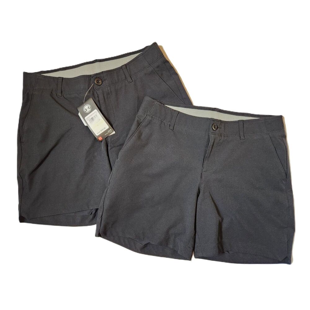 Under Armour HeatGear Shorts Lot of 2 – Women’s Size 4 – Black